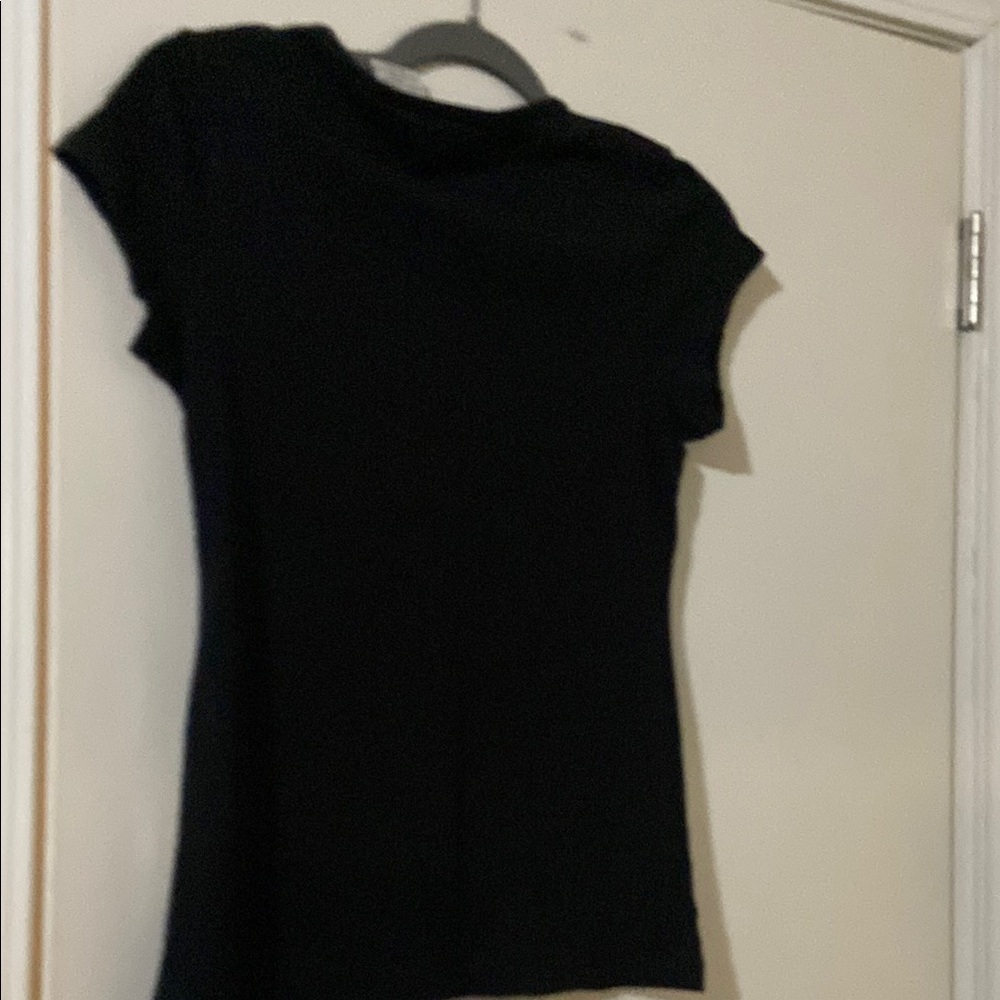 Disney Black Fitted Short Sleeve T-Shirt